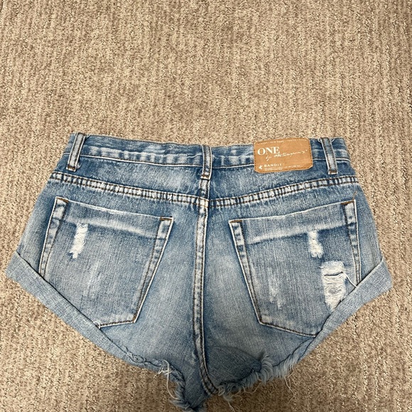 One Teaspoon denim shorts sz 25 - Picture 2 of 3